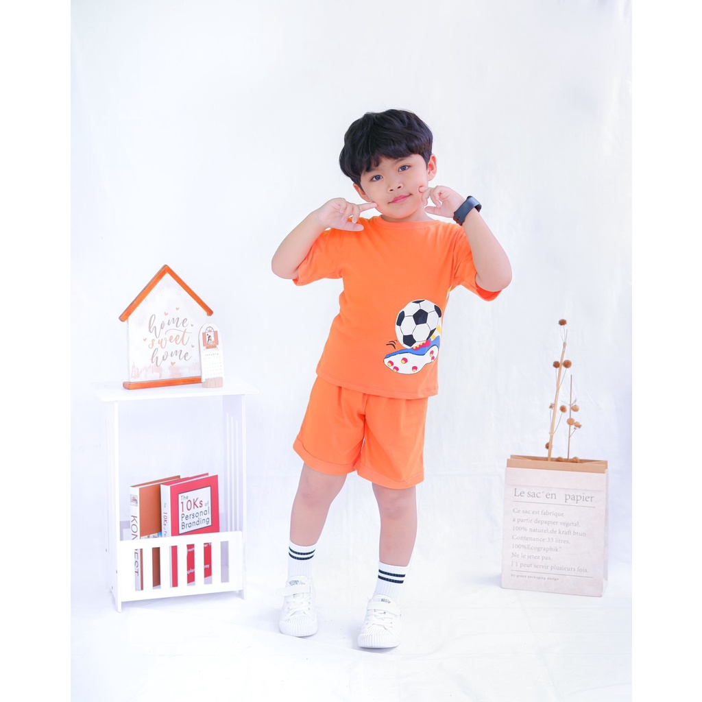 SET KEANU BY SMILEE 1-5 Tahun Setelan Anak Lakilaki Setelan Baju Anak