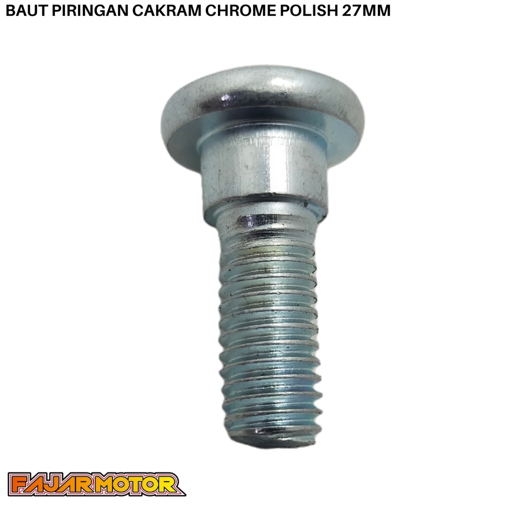 BAUT PIRINGAN CAKRAM CHROME STAINLESS BESI POLISH