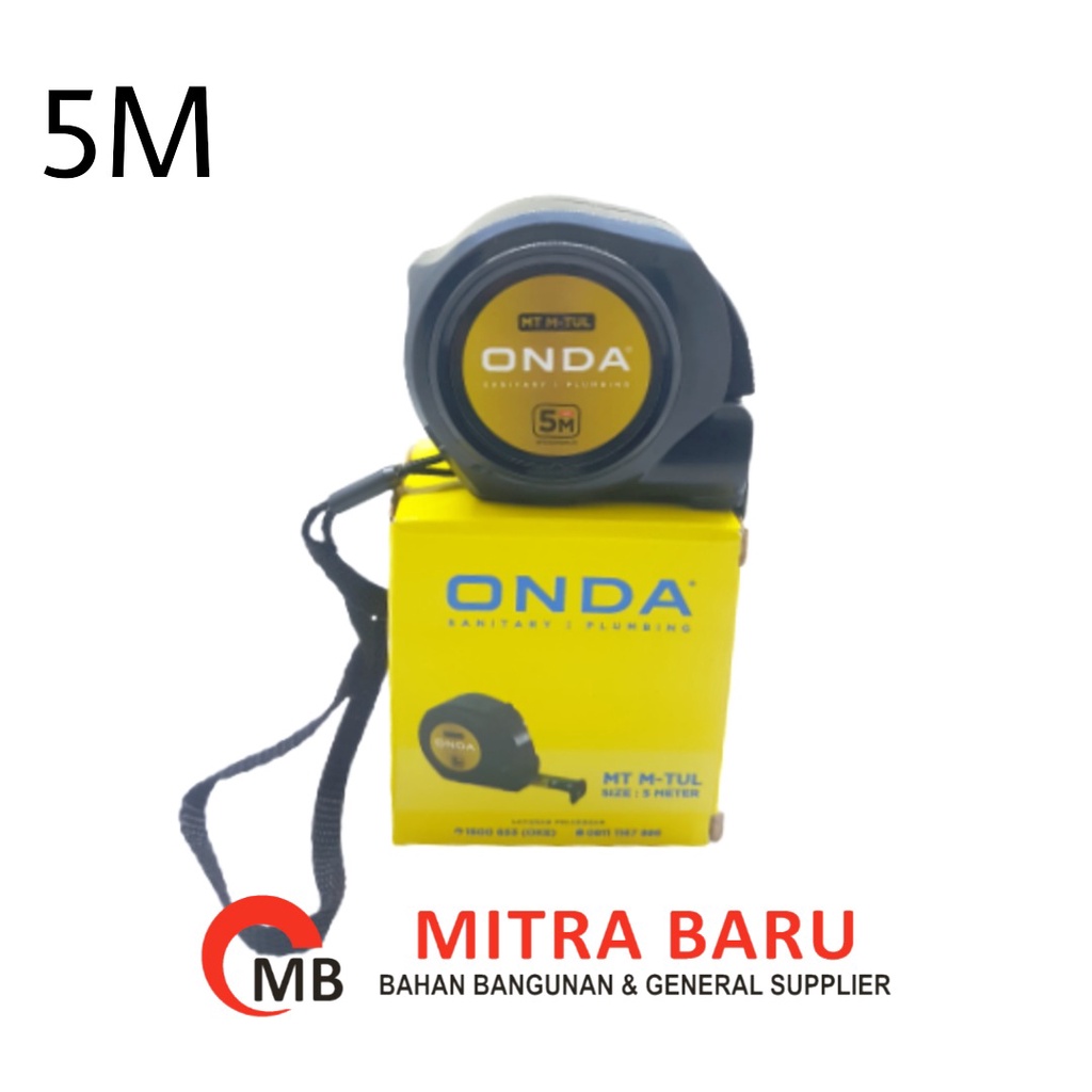 METERAN TUKANG / METERAN INDUSTRI / METERAN M-TUL ONDA 5M
