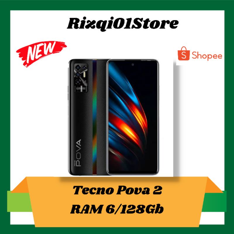 Tecno Pova 2 Ram 6/128 Garansi Resmi