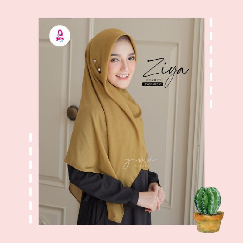 ZIYA SCARF PREMIUM by Gimi Hijab (Jilbab Segi Empat)