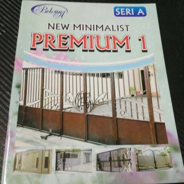 Buku katalog tralis khusus pintu pagar buku kecil