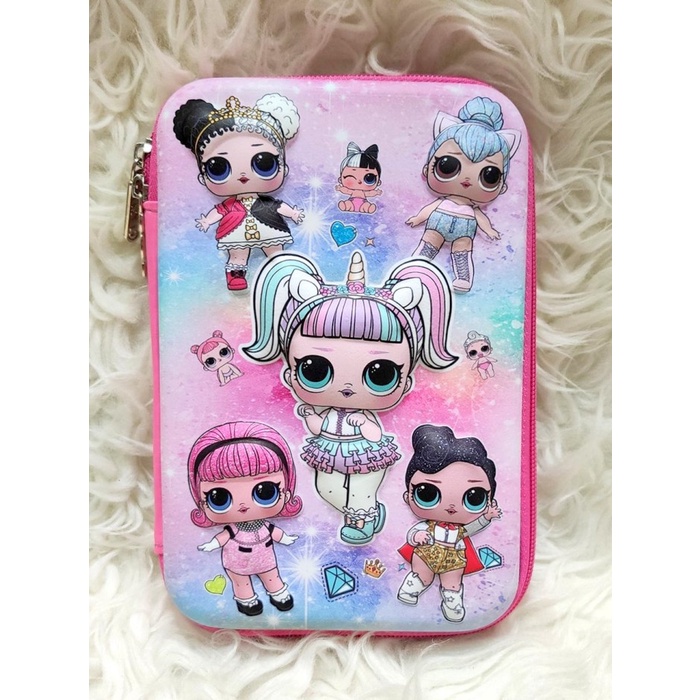 

(BISA COD) Tempat Pensil Anak LoL Surprise / Hardcase Boxes Pencil HSD - LoL Unicorn