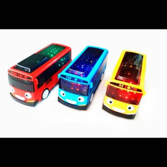 Mainan Bus tayo besar lampu dan musik