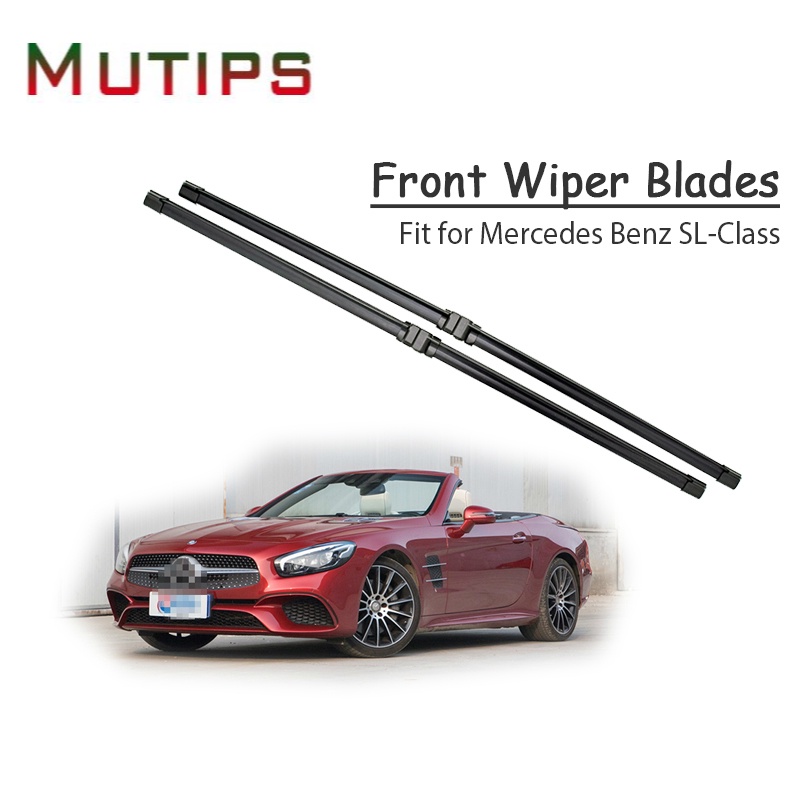 1 Set Karet Wiper Depan Mobil Untuk Mercedes Benz SL Class SL R230 AMG