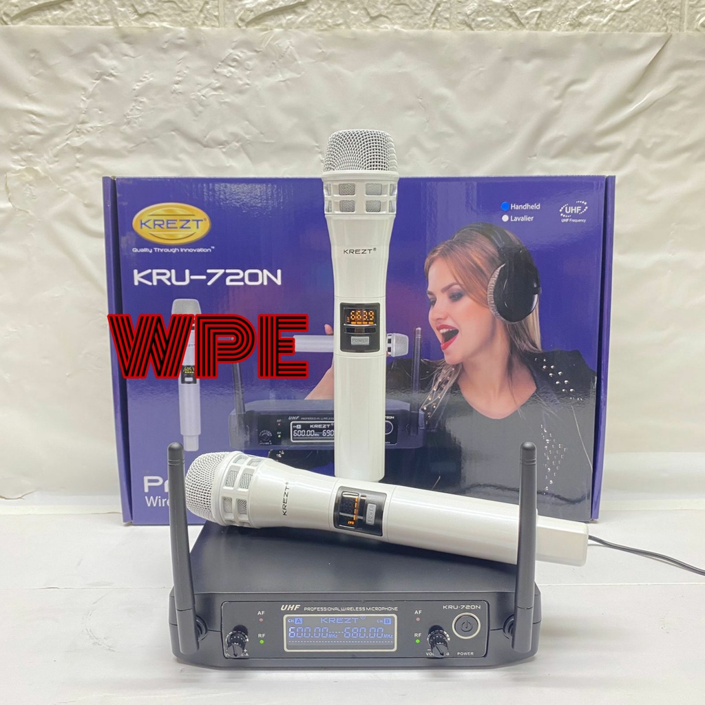 Mic Wireless KREZT KRU 720N KRU720N KRU 720 N Handheld Original