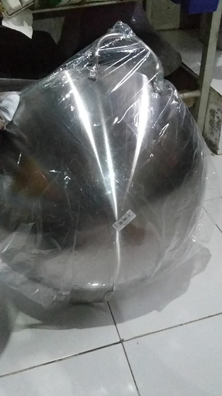 Kuali / Wajan Harden Stainless Steel 38cm Golden Flying Fish