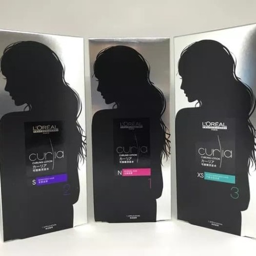 LOREAL Curlia Curling 100ml X2 STEP (200ml) Obat Rambut Keriting / Kriting / Hair Curly L'oreal