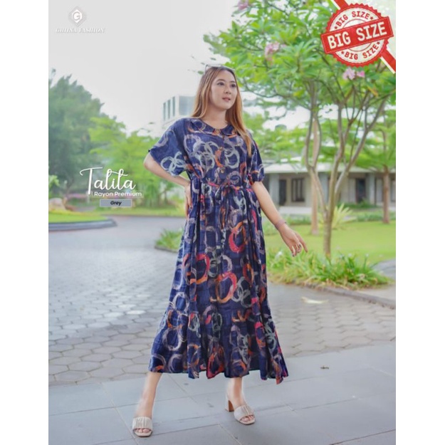 Talita Dress Ghina Daster motif big size