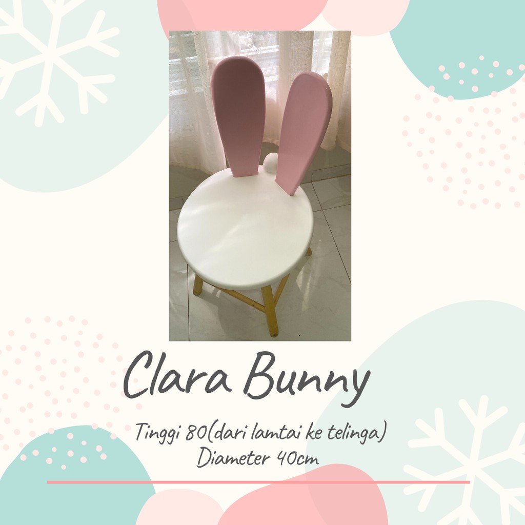 Kursi Kelinci/ Kursi Bunny/ Kursi Kayu/ Kursi Unik