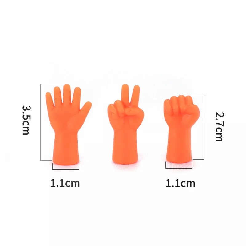 6pcs/set Karet penutup jarum knit/ knitting needle point protector BENTUK TANGAN