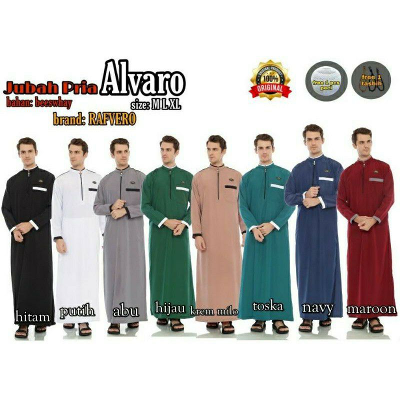jubah pria alvaro/ gamis pria