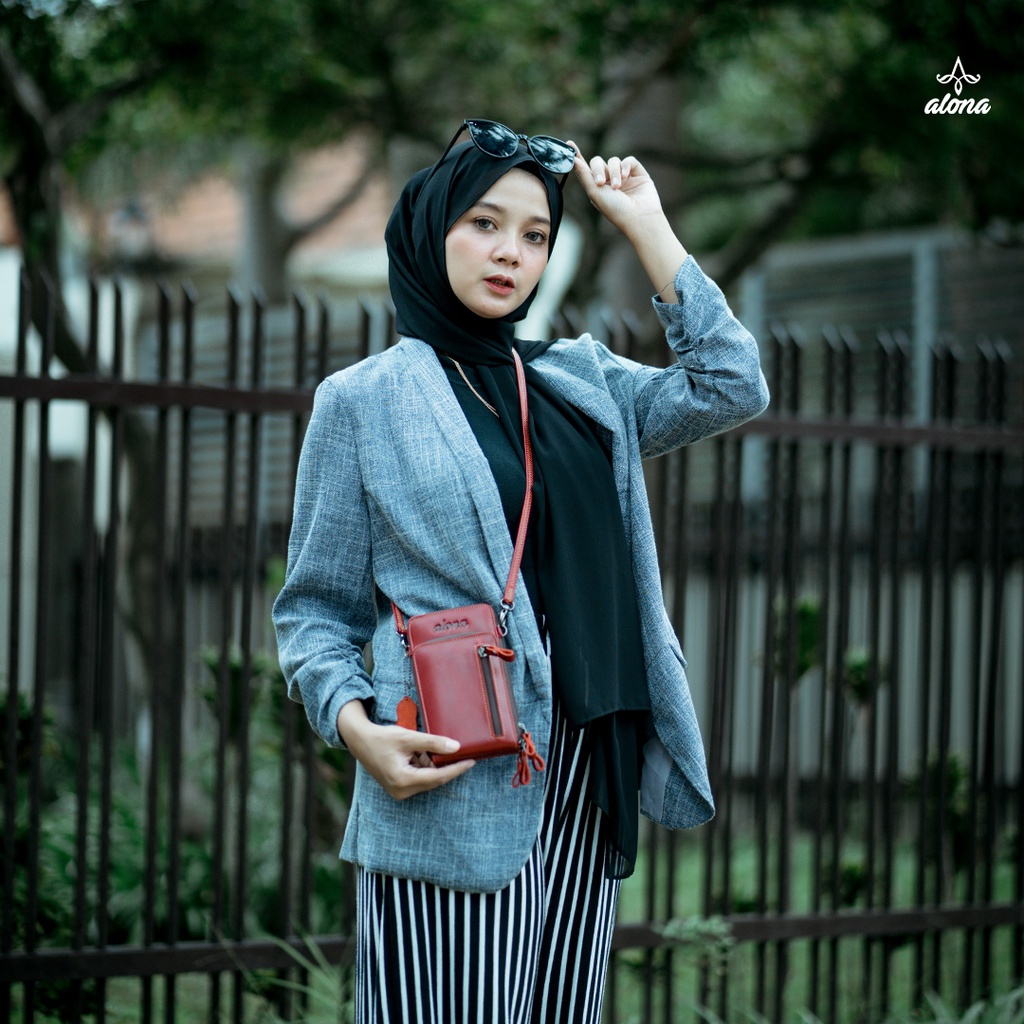 Tas Selempang Wanita 100% Kulit Asli Siren Fashion Minibag Mini Bag Perempuan Wanita Terbaru Branded lona Siren