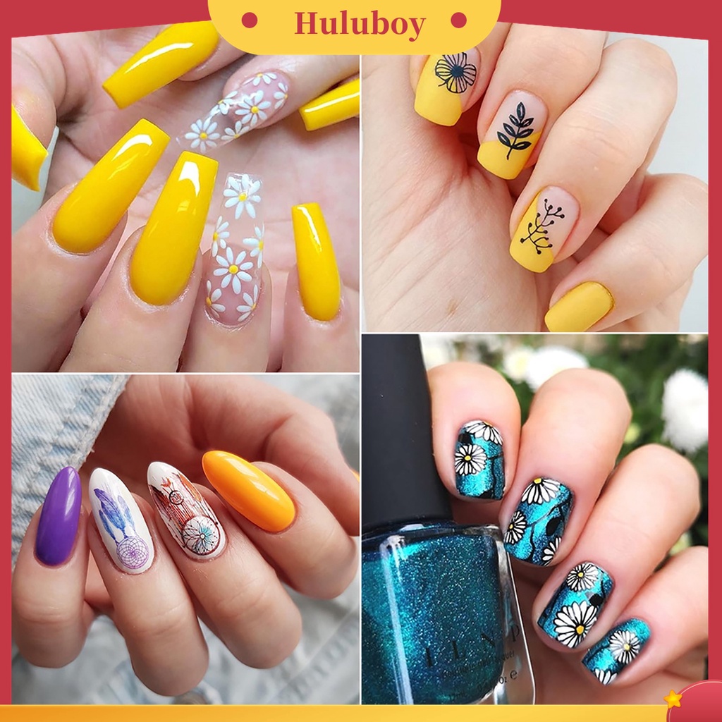 Huluboy Huluboy♡ Alat Pen Nail Art Dua Sisi Untuk Manicure