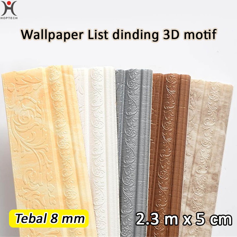 List Dinding Wallpaper Foam 3D