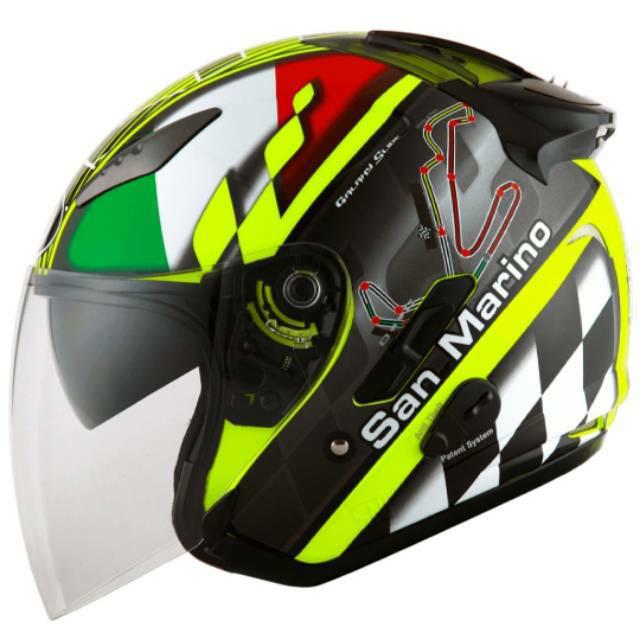 Helm KYT Galaxy Slide Original San Marino