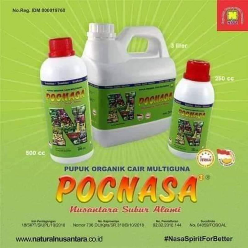POC/poc nasa/poc 3 liter/pupuk organik nasa/paket organik/pupuk cair