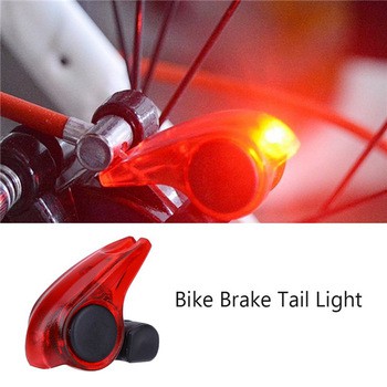 YGRETTE - LED LAMPU REM SEPEDA Bike Brake Light Portable Mini Mount Tail Rear Bicycle Lights