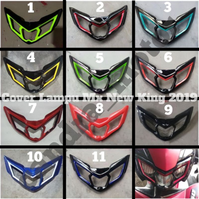 Cover lampu New mx king