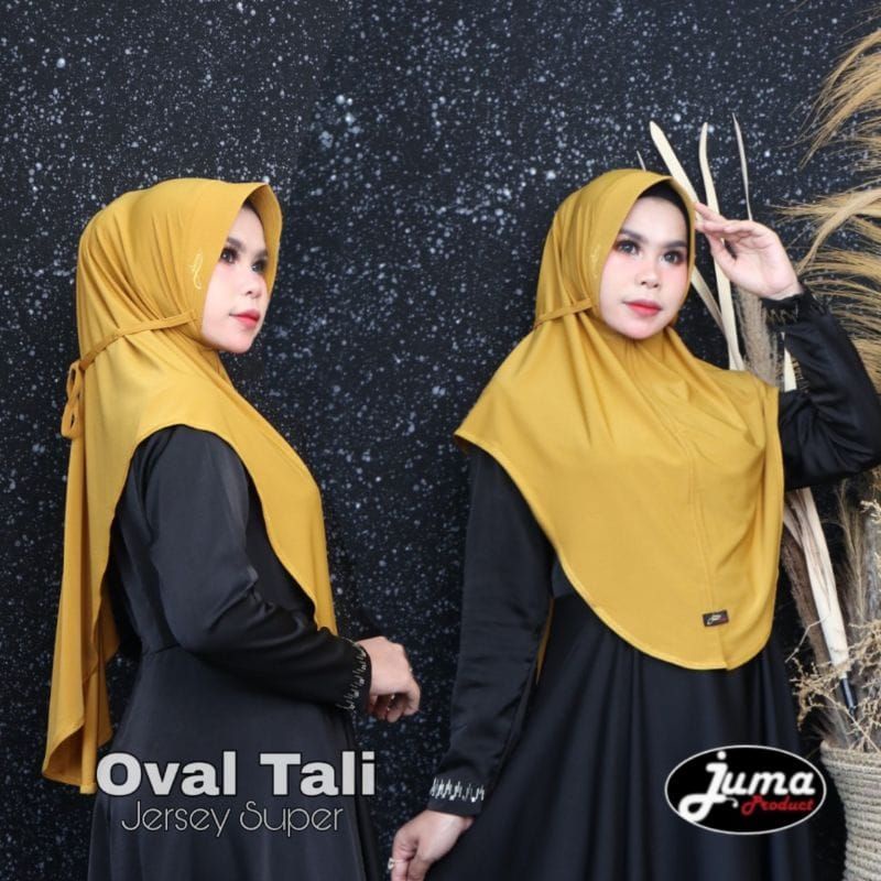 jilbab kerudung bergo OVAL tali by ORI JUMA