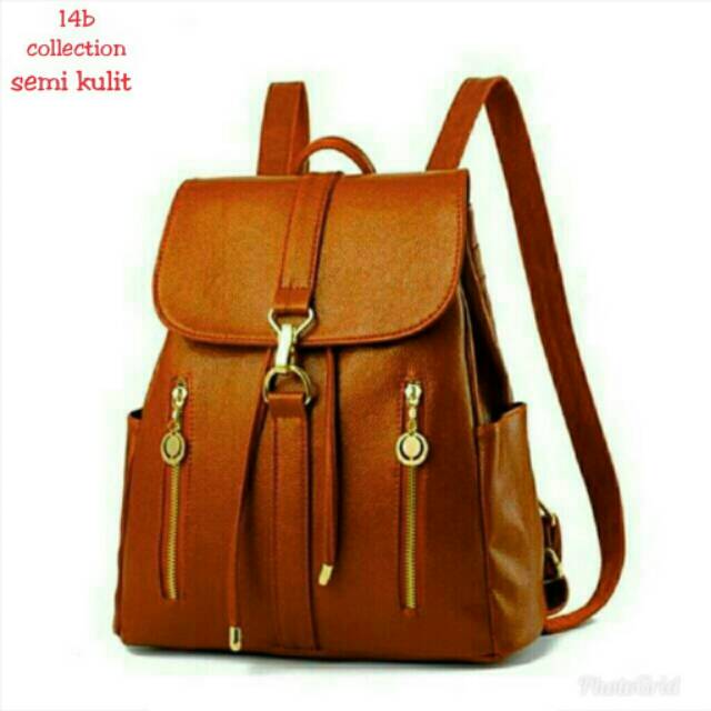 Backpack seleting dua kait tas wanita mewah harga murah