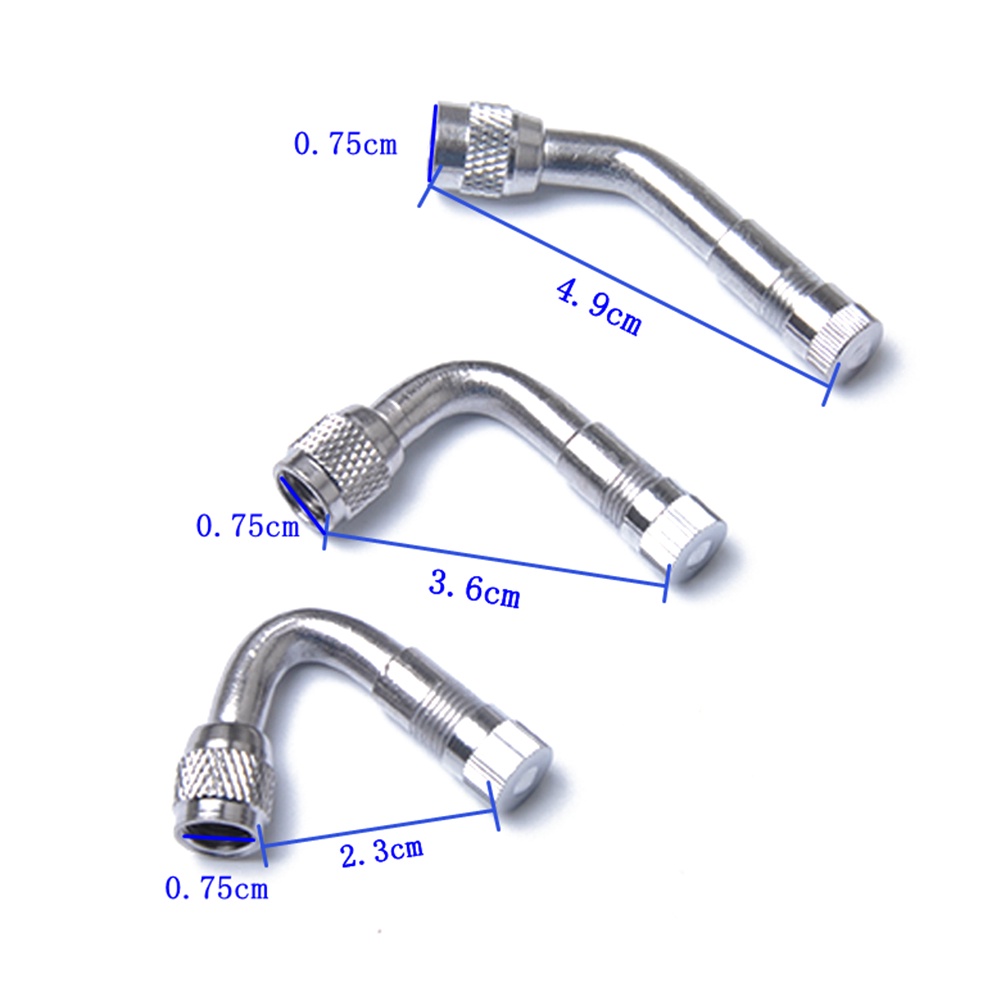 Extension Adapter Lubang Angin Ban Motor Tire Valve Stem - 90 Degree