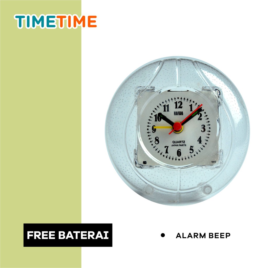 Jam Meja Weker Alarm Bentuk Unik Lucu Analog Alarm Clock Murah Kaiwa FREE BATERAI