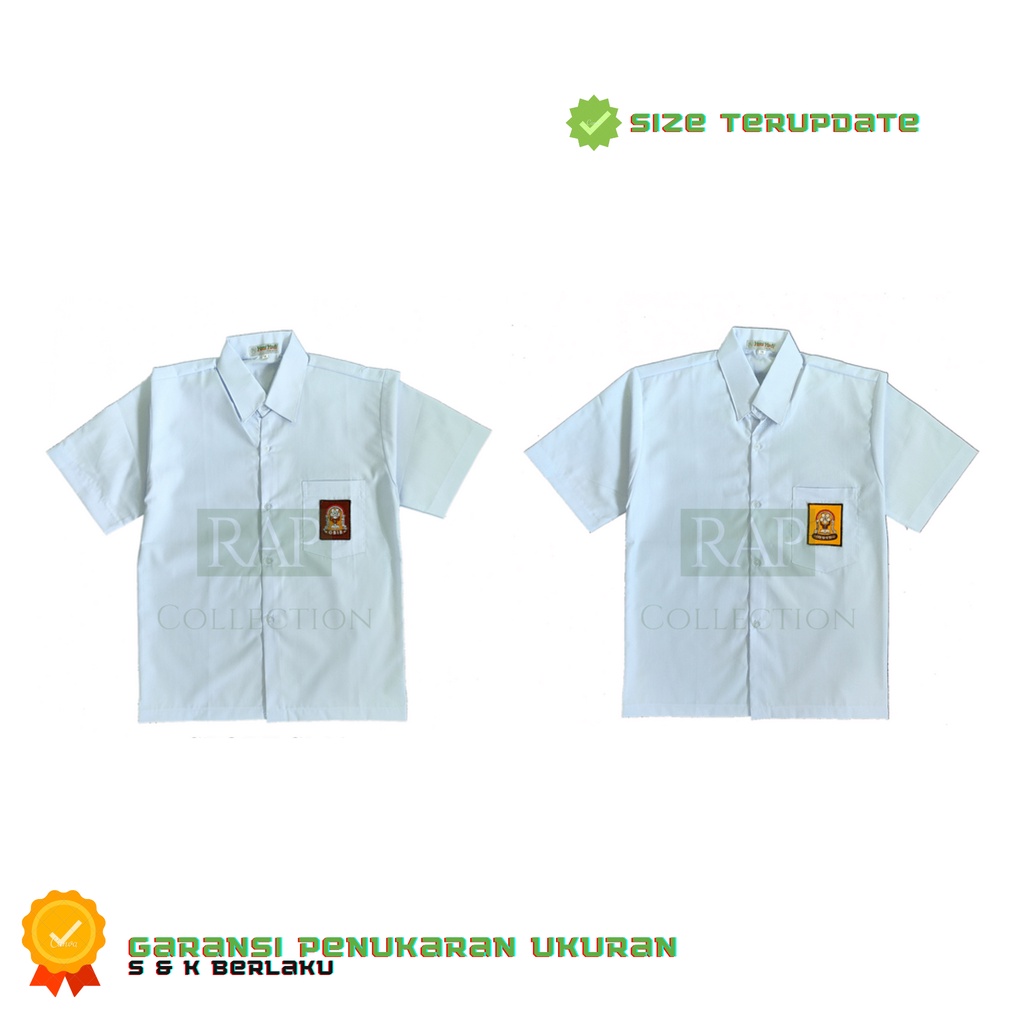 SERAGAM SEKOLAH-Kameja Osis Lengan Pendek SMP/SMA