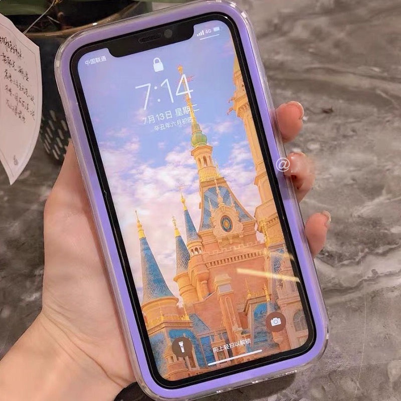 3 in 1 Case Tahan Banting Warna Permen Untuk iPhone 14 Pro Max 13 12 11 Pro Max XR X XS Max 7 8 Plus