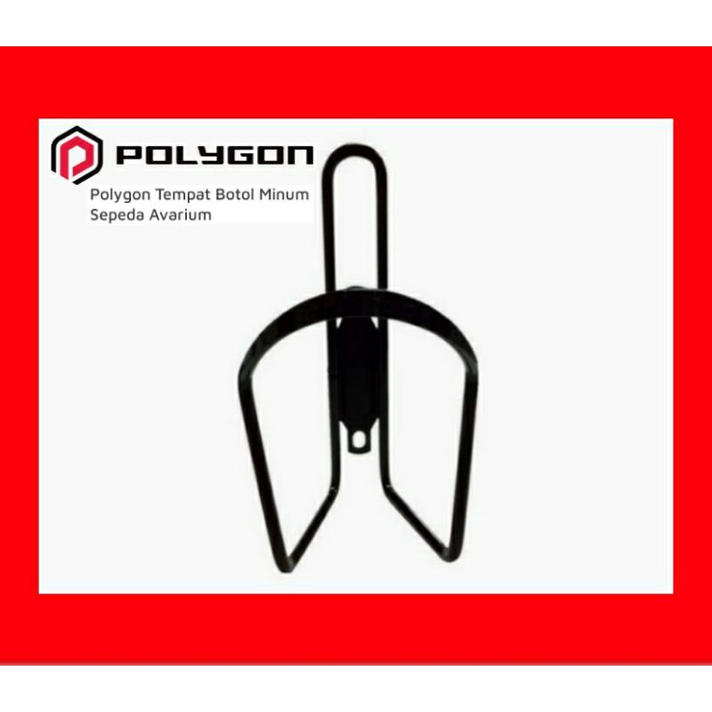Polygon Tempat Botol Minum Sepeda Avarium Holder Botol Tempat Dudukan Air Minum Sepeda