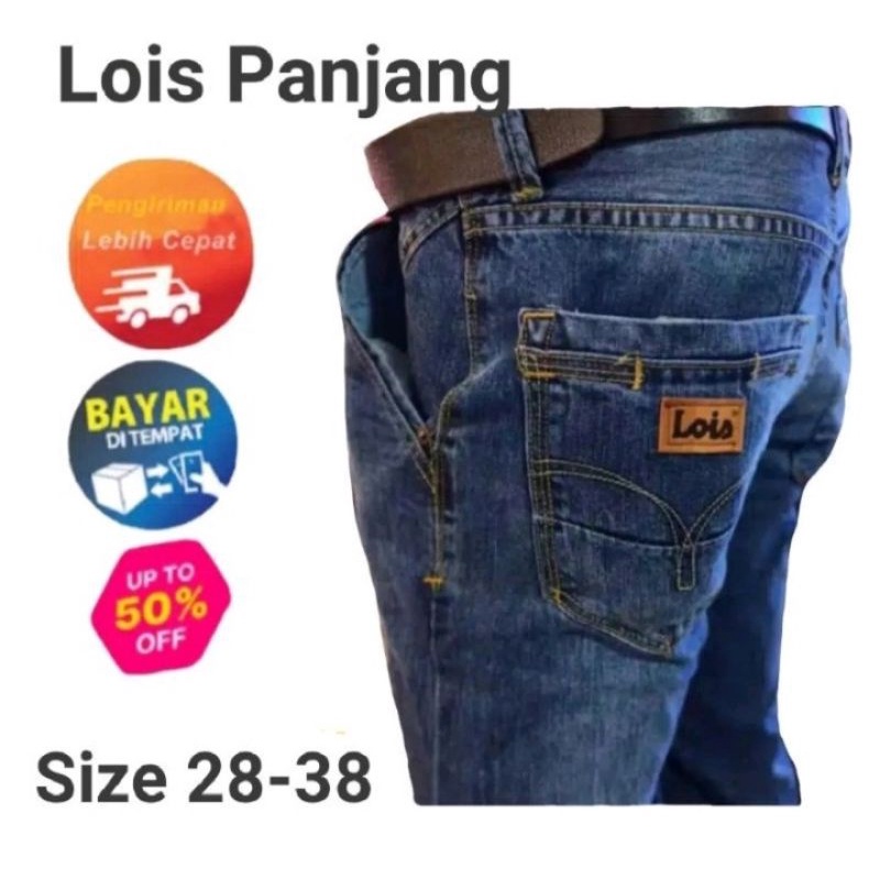 R Icelana jeans lois standar original - celana lois pria - celana jeans lois berkualitas