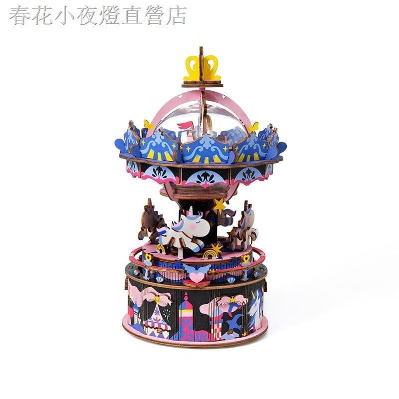 ROLIFE Robotime Diy Music Box Starry Night Am44 Perfect Gift For Your Love One