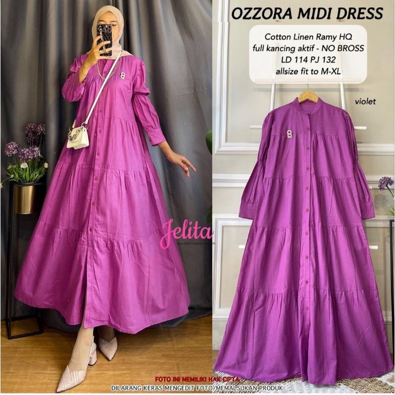 Ozzora midi dress