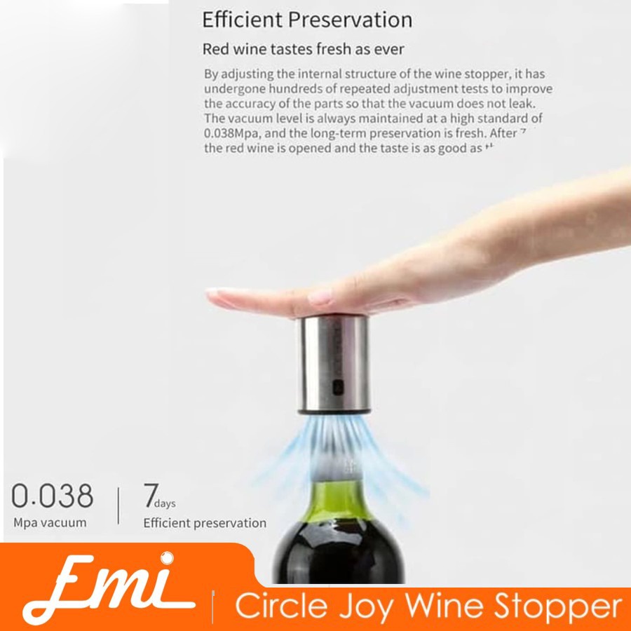 Circle Joy Wine Stopper Tutup Botol Wine -CJ-JS01