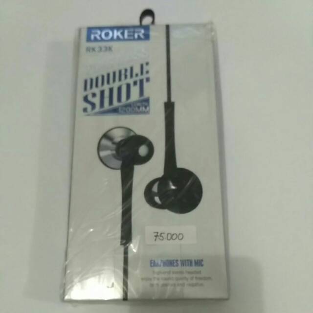 Headset Roker RK33K 2BIG BASS ORIGINAL