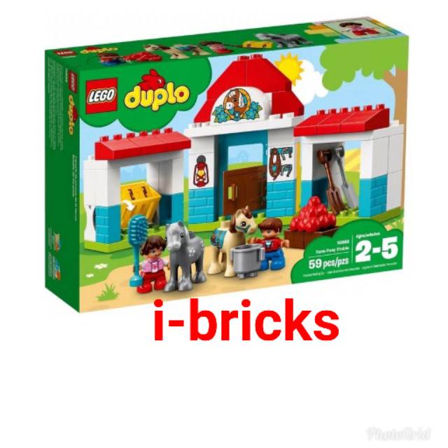 lego duplo 10868 farm pony stable