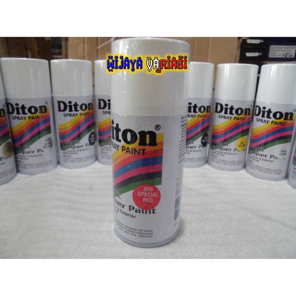 

DITON SPRAY PAINT PYLOX COLOUR 886 SPECIAL RED 300CC