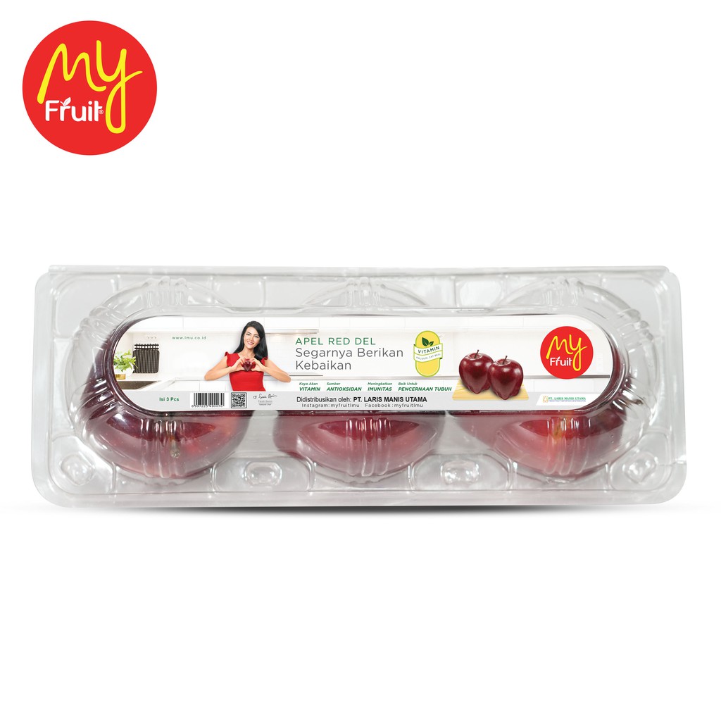 

My Fruit Surabaya - Apel Red Del [3 pcs]