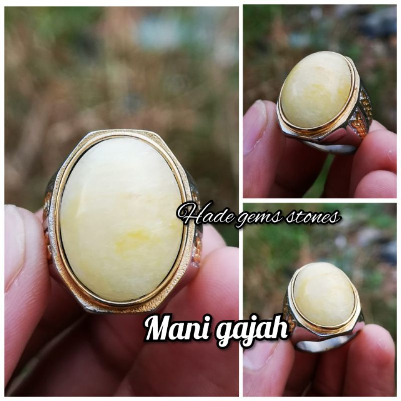 natural batu 100% mani gajah super kualitas