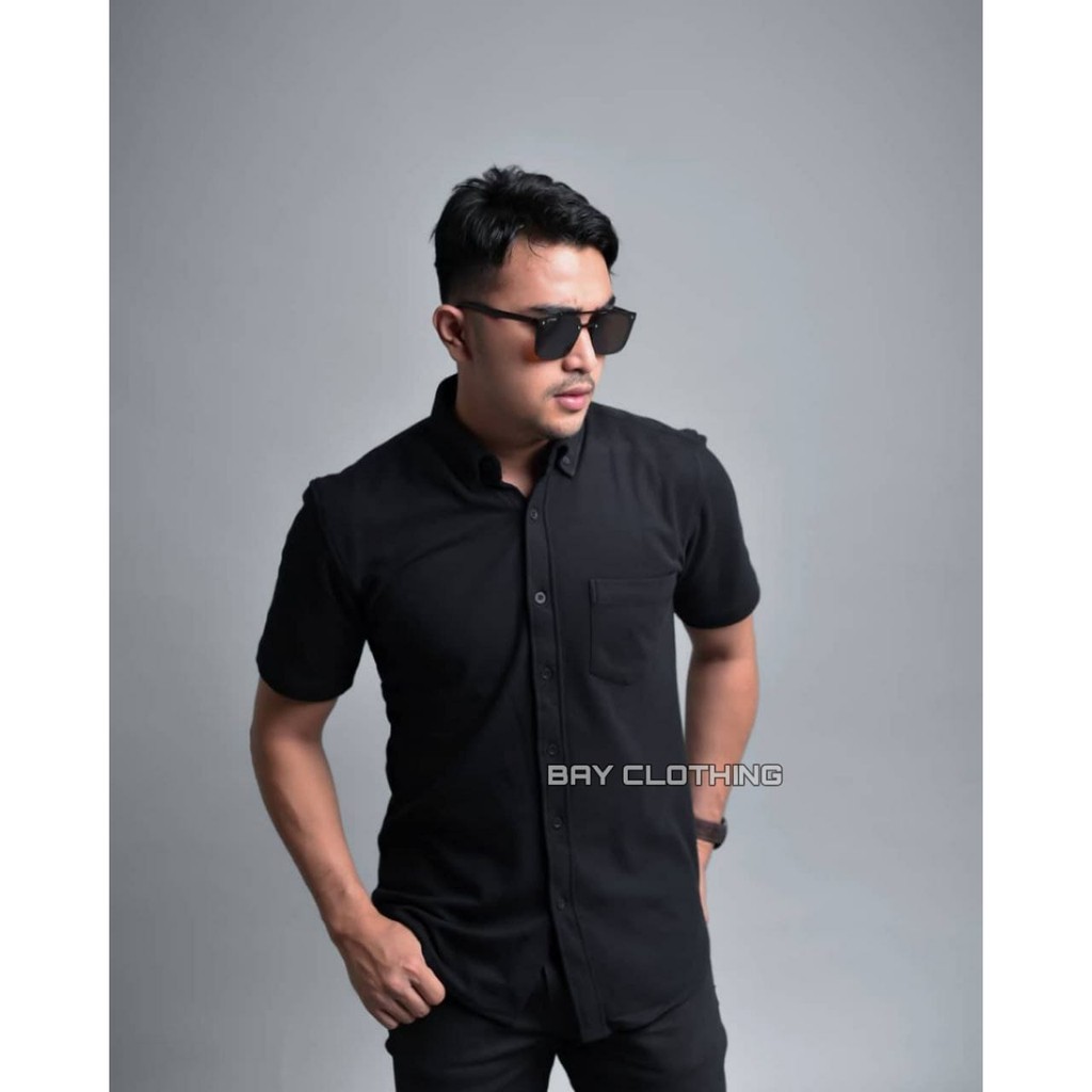 YANG LAGI HITS DICARI GAN Termurah Xman James Man Kemeja Pria Cowo Kantor Kasual Formal Lengan I.625