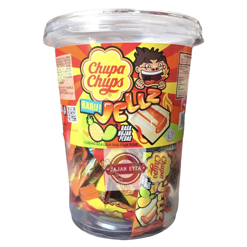 MENTOS PERMEN CHUPA CHUPS JELLZ TOPLES ISI -+50 BUTIR