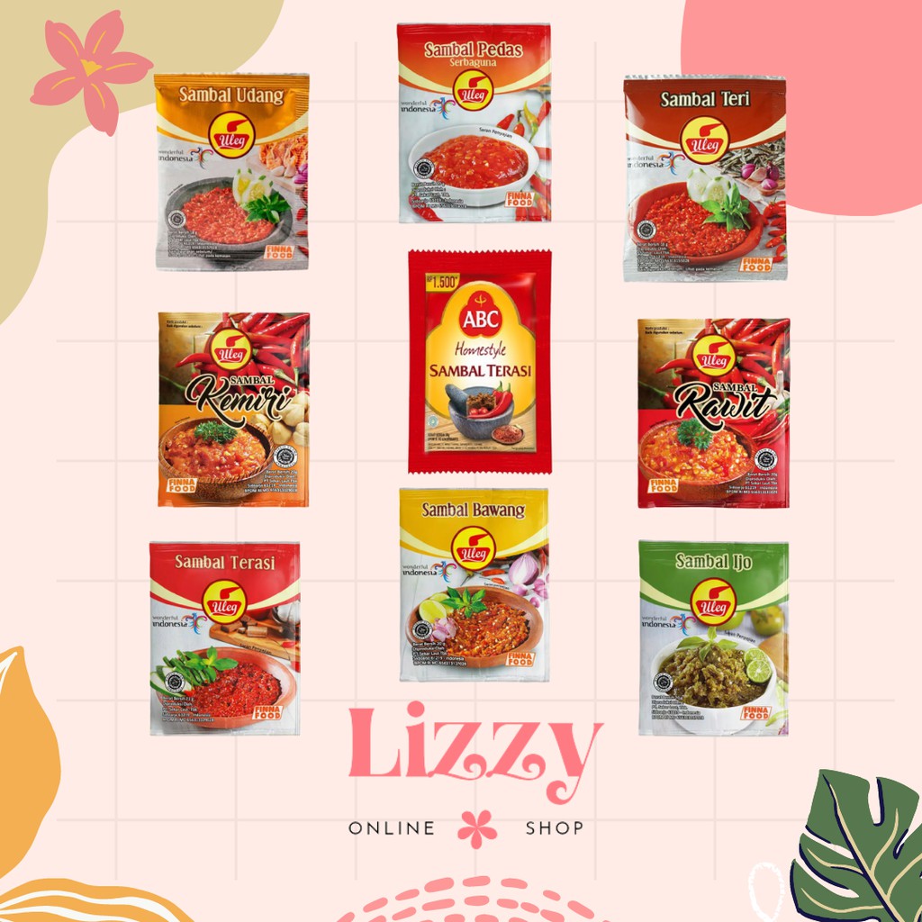 

Sambal ABC | Sambal Uleg Finna Food All Varian Sachet