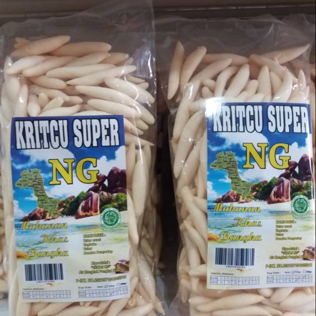 

kritcu super cap NG khas bangka 250gr kerupuk bangka