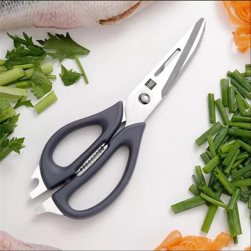 Huohou Gunting Dapur Multifunctional Bottle Opener Scissors HU0062