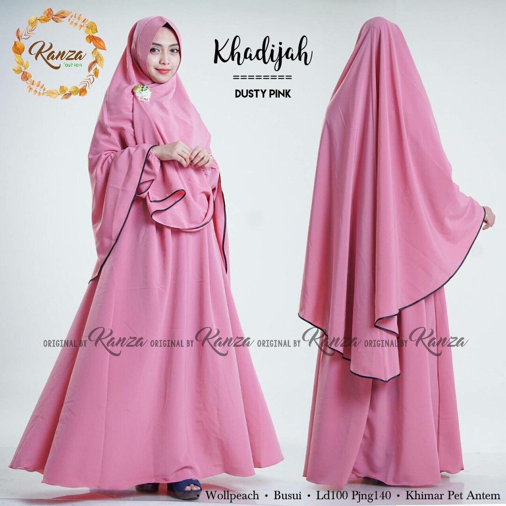 Khadijah Gamis Syari Wolfis by Kanza