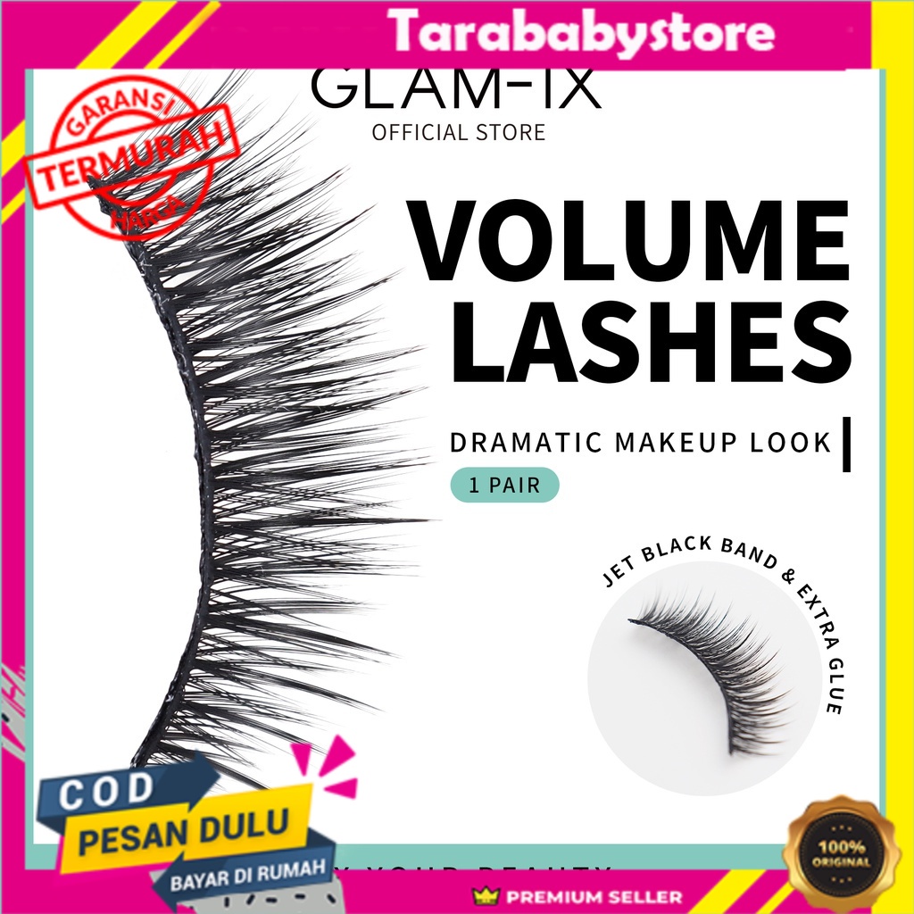 GLAMFIX Perfect Blink Lashes Bulu Mata Volume New _ Bulu Mata Palsu | GLAM FIX Alat Kecantikan Makeup by YOU ORIGINAL