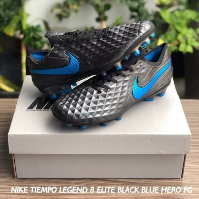 Nike Tiempo Legend 8 Elite Black Blue Hero FG