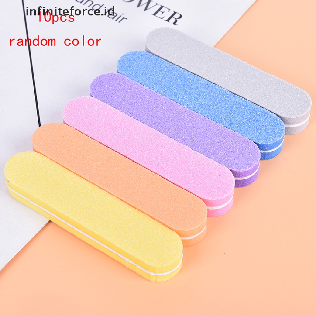 Infiniteforce.id 10pcs / Set Spons Buffer Kuku Untuk Nail Art