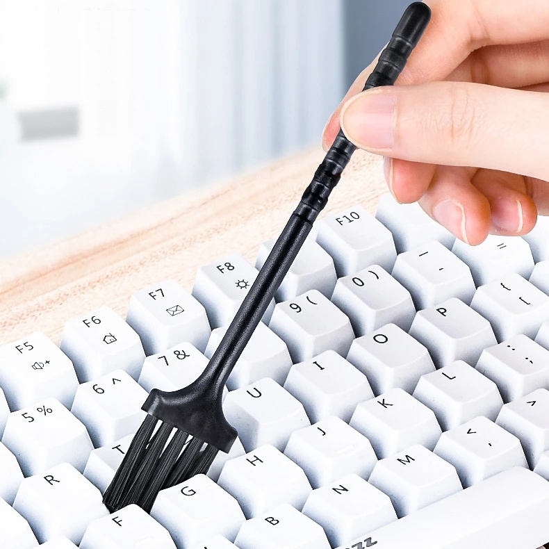 [10 Pcs/Set Small Portable Cleaning Keyboard Brush] [Home Cleaning Anti Static Brushes] [Brushes For Computer Keyboard, Machine, Car Interior Detailing, Vent Cleaning]