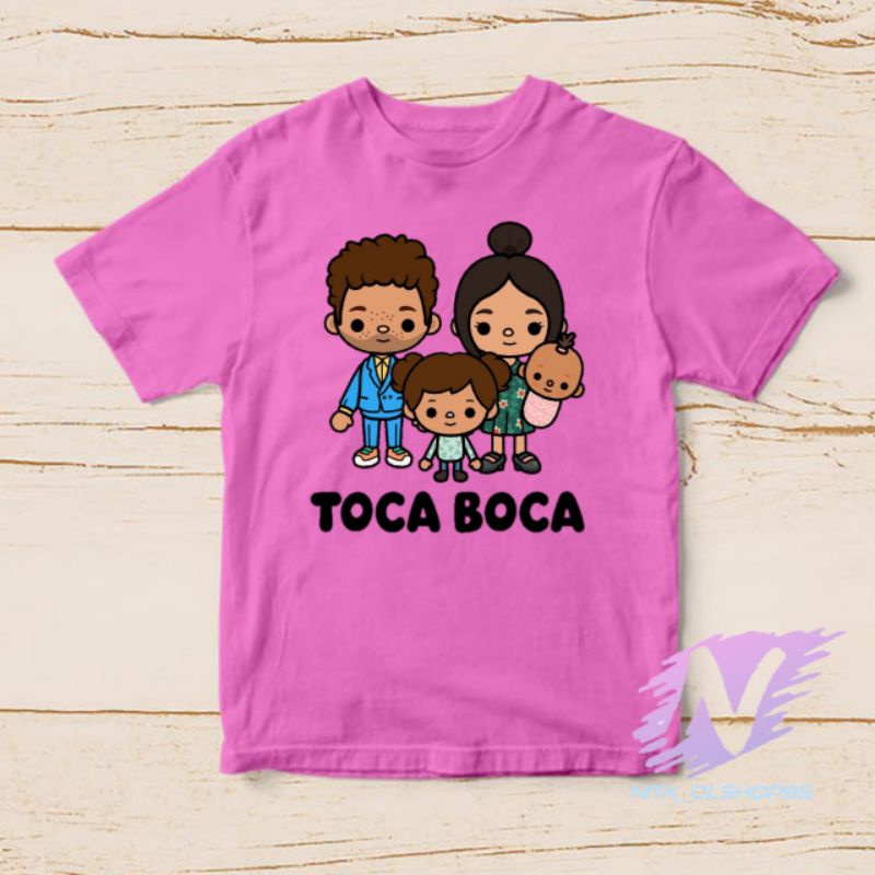 kaos toca boca world baju kaos anak toca world life anak